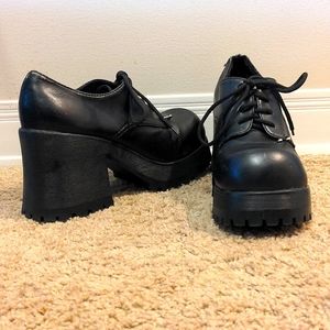 Vintage platform shoes